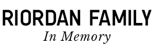 Riordan Family Memorial